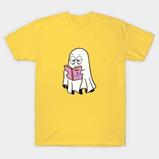 Little ghost studying, How to Haunt ? T-Shirt